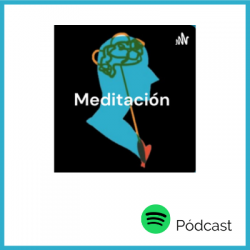 El presente ya es híbrido (10) Perfil humano azul con cerebro de líneas para mindfulness en el trabajo y ejercicios de meditación